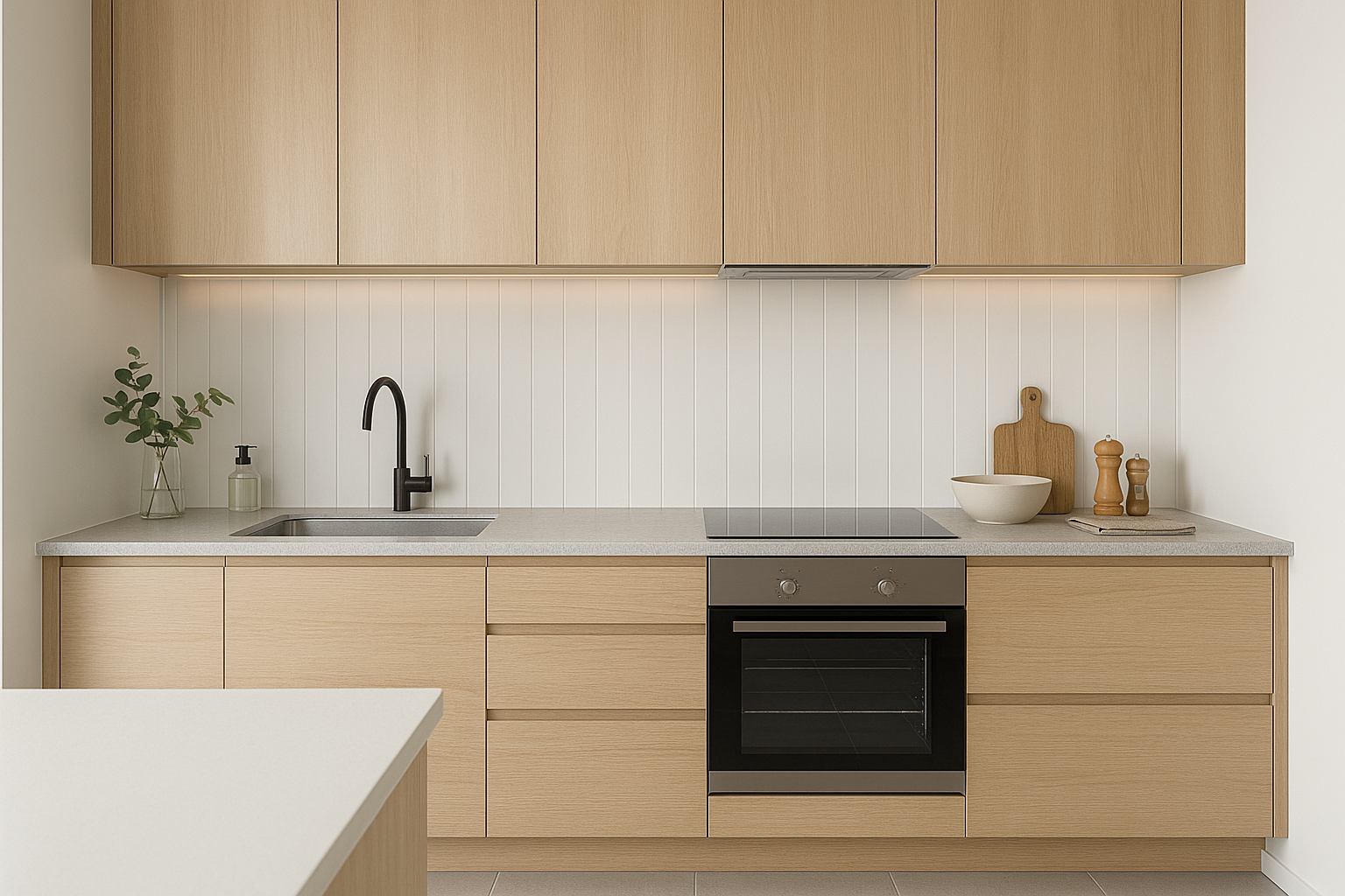 Forro de PVC branco em sala moderna